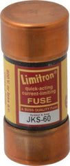 Cooper Bussmann - 600 VAC, 60 Amp, Fast-Acting General Purpose Fuse - Fuse Holder Mount, 2-3/8" OAL, 200 (RMS) kA Rating, 1-1/16" Diam - Apex Tool & Supply