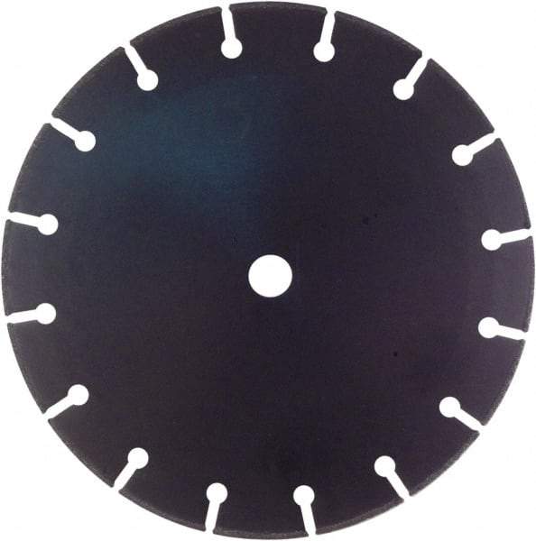 Disston - 12" Diam, 3/4 & 1" Arbor Hole Diam, Wet & Dry Cut Saw Blade - Tungsten Carbide-Tipped, Standard Round Arbor - Apex Tool & Supply