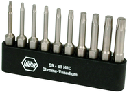 10 Piece - IP6; IP7; IP8; IP9; IP10; IP15; IP20; IP25; IP30 - TorxPlus Power Bit Belt Pack Set with Holder - Apex Tool & Supply