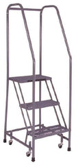 Cotterman - 60" 3 Step Ladder - 350 Lb Capacity, 30" Platform Height, 20" Base Width x 26" Depth, Grip Strut - Apex Tool & Supply