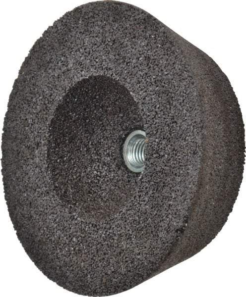Norton - 6" Diam, 2" Overall Thickness, 16 Grit, Type 11 Tool & Cutter Grinding Wheel - Very Coarse Grade, Silicon Carbide, P Hardness, 6,000 RPM - Apex Tool & Supply