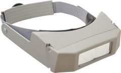 General - 2.25x Magnification, Rectangular Magnifier - Headband Mount, 8 Inch Focal Distance - Apex Tool & Supply