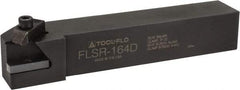 Tool-Flo - External Thread, Right Hand Cut, 1" Shank Width x 1" Shank Height Indexable Threading Toolholder - 6" OAL, FL 4R Insert Compatibility, FLS Toolholder, Series FLSR - Apex Tool & Supply