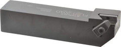 Tool-Flo - External Thread, Right Hand Cut, 1-1/4" Shank Width x 1-1/4" Shank Height Indexable Threading Toolholder - 6" OAL, FL 4R Insert Compatibility, FLS Toolholder, Series FLSR - Apex Tool & Supply