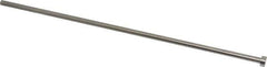 Gibraltar - 1/4" Pin Diam, 7/16" Head Diam x 3/16" Head Height, 12" OAL, Straight Ejector Pin - Steel, 11-13/16" Pin Length - Apex Tool & Supply