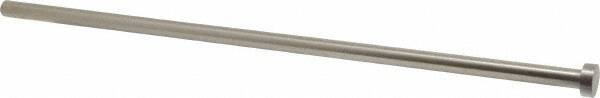 Gibraltar - 13/32" Pin Diam, 11/16" Head Diam x 1/4" Head Height, 14" OAL, Straight Ejector Pin - Steel, 13-3/4" Pin Length - Apex Tool & Supply