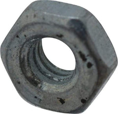 Value Collection - M2.5x0.45 Steel Right Hand Hex Nut - 4mm Across Flats, 1.6mm High, Zinc-Plated Finish - Apex Tool & Supply