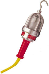Woodhead Electrical - 120 VAC, 100 Watt, Electric, Incandescent Portable Handheld Work Light - 25' Cord, 1 Head, 1,000 Lumens, Aluminum, 16-1/2" Long x 127mm Wide x 419.1mm High - Apex Tool & Supply