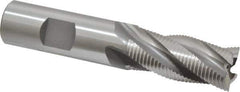 OSG - 3/4" Diam, Fine Pitch, 1-5/8" LOC, 4 Flute Cobalt Roughing Square End Mill - Uncoated, 3-7/8" OAL, 3/4" Shank Diam, Single End, 30° Helix - Apex Tool & Supply