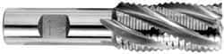 OSG - 5/8" Diam, Coarse Pitch, 2-1/2" LOC, 4 Flute Cobalt Corner Chamfer Roughing End Mill - TiCN Finish, 4-5/8" OAL, 5/8" Shank Diam, Single End, Centercutting, 30° Helix - Apex Tool & Supply