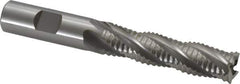 OSG - 5/8" Diam, Coarse Pitch, 2-1/2" LOC, 4 Flute Cobalt Roughing Square End Mill - Uncoated, 4-5/8" OAL, 5/8" Shank Diam, Single End, 30° Helix - Apex Tool & Supply