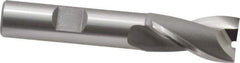 OSG - 5/8", 1-1/8" LOC, 1/2" Shank Diam, 3-1/8" OAL, 2 Flute, Cobalt Square End Mill - Single End, Uncoated, Spiral Flute, 30° Helix, Centercutting, Right Hand Cut, Right Hand Flute, Series 520 - Apex Tool & Supply