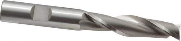 OSG - 1/2", 2" LOC, 1/2" Shank Diam, 4" OAL, 2 Flute, Cobalt Square End Mill - Single End, Uncoated, Spiral Flute, 30° Helix, Centercutting, Right Hand Cut, Right Hand Flute, Series 525 - Apex Tool & Supply