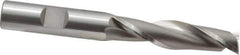 OSG - 1/2", 2" LOC, 1/2" Shank Diam, 4" OAL, 2 Flute, Cobalt Square End Mill - Single End, Uncoated, Spiral Flute, 30° Helix, Centercutting, Right Hand Cut, Right Hand Flute, Series 525 - Apex Tool & Supply