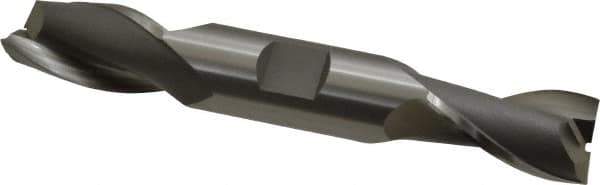 OSG - 3/4", 1-5/16" LOC, 3/4" Shank Diam, 5" OAL, 2 Flute, Cobalt Square End Mill - Double End, Uncoated, Spiral Flute, 30° Helix, Centercutting, Right Hand Cut, Right Hand Flute, Series 522 - Apex Tool & Supply