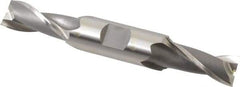 OSG - 16mm, 1-5/16" LOC, 3/4" Shank Diam, 5" OAL, 2 Flute, Cobalt Square End Mill - Double End, Uncoated, Spiral Flute, 30° Helix, Centercutting, Right Hand Cut, Right Hand Flute, Series 582 - Apex Tool & Supply