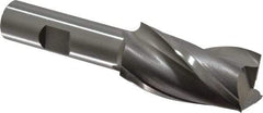 OSG - 1", 1-7/8" LOC, 5/8" Shank Diam, 4" OAL, 3 Flute, Cobalt Square End Mill - Single End, Uncoated, Spiral Flute, 30° Helix, Centercutting, Right Hand Cut, Right Hand Flute, Series 531 - Apex Tool & Supply