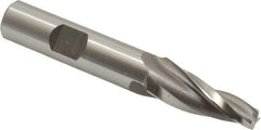 OSG - 7° Taper Angle per Side, 1/4" Small End Diam, 1-1/4" LOC, Cobalt 3 Flute Tapered Square End Mill - 3-1/4" OAL, 1/2" Shank Diam, Spiral Flute, 25° Helix - Apex Tool & Supply