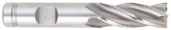 OSG - 11/16", 1-5/8" LOC, 1/2" Shank Diam, 3-5/8" OAL, 4 Flute, Cobalt Square End Mill - Single End, Uncoated, Spiral Flute, 30° Helix, Right Hand Cut, Right Hand Flute, Series 540 - Apex Tool & Supply