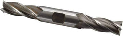 OSG - 21/32", 1-5/8" LOC, 3/4" Shank Diam, 5-5/8" OAL, 4 Flute, Cobalt Square End Mill - Double End, Uncoated, Spiral Flute, 30° Helix, Right Hand Cut, Right Hand Flute, Series 542 - Apex Tool & Supply