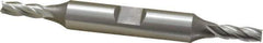 OSG - 3/16", 1/2" LOC, 3/8" Shank Diam, 3-1/4" OAL, 4 Flute, Cobalt Square End Mill - Double End, Uncoated, Spiral Flute, 30° Helix, Centercutting, Right Hand Cut, Right Hand Flute, Series 543 - Apex Tool & Supply