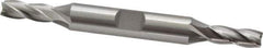 OSG - 1/4", 5/8" LOC, 3/8" Shank Diam, 3-3/8" OAL, 4 Flute, Cobalt Square End Mill - Double End, Uncoated, Spiral Flute, 30° Helix, Centercutting, Right Hand Cut, Right Hand Flute, Series 543 - Apex Tool & Supply