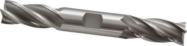 OSG - 3/4", 1-5/8" LOC, 3/4" Shank Diam, 5-5/8" OAL, 4 Flute, Cobalt Square End Mill - Double End, Uncoated, Spiral Flute, 30° Helix, Centercutting, Right Hand Cut, Right Hand Flute, Series 543 - Apex Tool & Supply