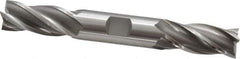 OSG - 3/4", 1-5/8" LOC, 3/4" Shank Diam, 5-5/8" OAL, 4 Flute, Cobalt Square End Mill - Double End, Uncoated, Spiral Flute, 30° Helix, Centercutting, Right Hand Cut, Right Hand Flute, Series 543 - Apex Tool & Supply