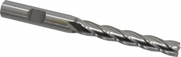 OSG - 5/16", 2" LOC, 3/8" Shank Diam, 3-3/4" OAL, 4 Flute, Cobalt Square End Mill - Apex Tool & Supply