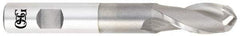 OSG - 5/8" Diam, 1-3/8" LOC, 2 Flute Cobalt Ball End Mill - Uncoated, Single End, 4-5/8" OAL, 5/8" Shank Diam, Spiral Flute - Apex Tool & Supply