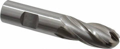 OSG - 3/4" Diam, 1-5/8" LOC, 4 Flute Cobalt Ball End Mill - Uncoated, Single End, 3-7/8" OAL, 3/4" Shank Diam, Spiral Flute - Apex Tool & Supply