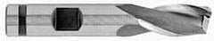 OSG - 1", 1-5/8" LOC, 1" Shank Diam, 4-1/8" OAL, 2 Flute, Cobalt Square End Mill - Single End, TiN Finish, Spiral Flute, 30° Helix, Centercutting, Right Hand Cut, Right Hand Flute, Series 520 - Apex Tool & Supply