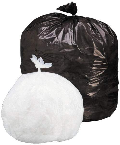 Ability One - 1 mil Thick, Heavy-Duty Trash Bags - Low-Density Polyethylene (LDPE), 36" Wide x 58" High, Orange - Apex Tool & Supply