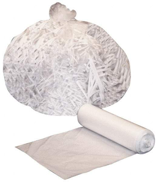 Ability One - 6µ Thick, Household/Office Trash Bags - High-Density Polyethylene (HDPE), 24" Wide x 24" High, Natural (Color) - Apex Tool & Supply
