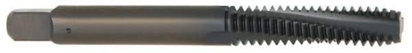 OSG - 1/2-20 UNF 3 Flute 3B Modified Bottoming Spiral Flute Tap - Powdered Metal, Oxide Finish, 3-3/8" OAL, Right Hand Flute, Right Hand Thread, H5, Series 313NI - Apex Tool & Supply