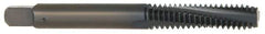 OSG - 1/2-13 UNC 3 Flute 3B Bottoming Spiral Flute Tap - Powdered Metal, Oxide Finish, 3-3/8" OAL, Right Hand Flute, Right Hand Thread, H3, Series 313NI - Apex Tool & Supply