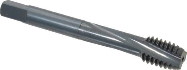 OSG - 7/16-14 UNC 3 Flute Modified Bottoming Spiral Flute Tap - Powdered Metal, Oxide Finish, 3-5/32" OAL, Right Hand Flute, Right Hand Thread, H3 - Apex Tool & Supply