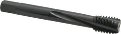 OSG - 1/2-13 UNC 3 Flute 3B Modified Bottoming Spiral Flute Tap - Powdered Metal, Oxide Finish, 3-3/8" OAL, Right Hand Flute, Right Hand Thread, H3 - Apex Tool & Supply