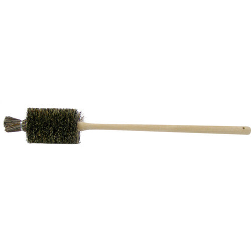 Toilet Bowl Brush, Professional, Grey Tampico Fill, Hardwood Handle - Apex Tool & Supply