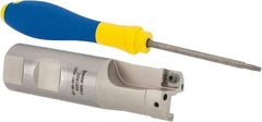 Iscar - 1" Max Drill Depth, 1xD, 1" Diam, Indexable Insert Drill - 1" Shank Diam, Straight Shank - Apex Tool & Supply