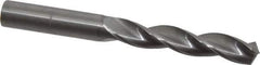 Kennametal - 31/64" 130° Solid Carbide Jobber Drill - Bright Finish, Right Hand Cut, Spiral Flute, Straight Shank, 4.65" OAL, Standard Point - Apex Tool & Supply