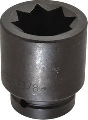 Proto - 1" Drive 1-5/8" Impact Socket - 8 Points, 3-1/2" OAL - Apex Tool & Supply