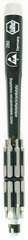 16 Piece - System 4 ESD Safe Micro Bit Set Slotted; Phillips and Hex Inch Bits - #75094 - Includes: ESD Safe Handle; Extension and Bit Holder - Apex Tool & Supply