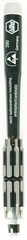 16 Piece - System 4 ESD Safe Micro Bit Set Slotted; Phillips and Hex MM Bits - #75095 - Includes: ESD Safe Handle; Extension and Bit Holder - Apex Tool & Supply