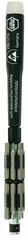 16 Piece - System 4 ESD Safe Micro Bit Set Hex Inch and Metric Bits - #75096 - Includes: ESD Safe Handle; Extension; and Bit Holder - Apex Tool & Supply