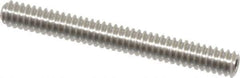 Value Collection - #4-40 UNC, 1" OAL, Cup Point Set Screw - Grade Austenitic A2 Stainless Steel, 0.05" Key - Apex Tool & Supply