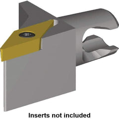 Kennametal - Right Hand Cut, Size KM16, VB.. 1103 Insert Compatiblity, External Modular Turning & Profiling Cutting Unit Head - 10mm Ctr to Cutting Edge, 20mm Head Length, Through Coolant, Series Micro Screw-On - Apex Tool & Supply