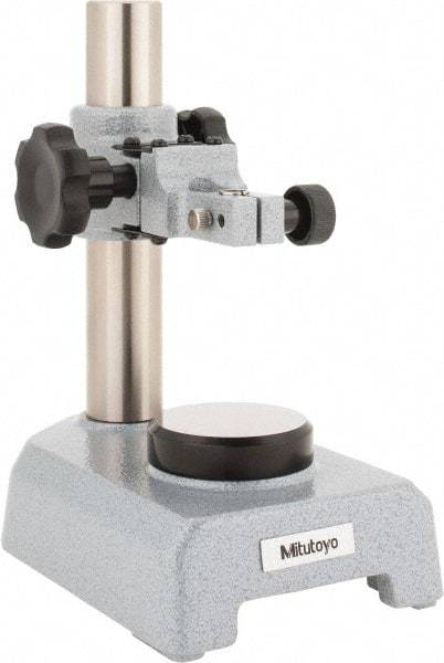 Mitutoyo - Rectangular Base, Indicator Transfer Stand - 205mm High, 6-5/8" Base Length x 4-21/64" Base Width x 1-3/4" Base Height, Includes Holder - Apex Tool & Supply
