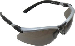 3M - Gray Lenses, Framed Welding Glasses - Anti-Fog, Scratch Resistant, Black/Silver Polycarbonate Frame, Adjustable Temples, Size Universal - Apex Tool & Supply