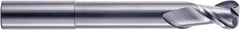 RobbJack - 1", 2 Flute, Single End, Solid Carbide, 0.06" Corner Radius End Mill - 6" OAL, 40° Helix, Right Hand Flute, 1" LOC, Right Hand Cut, 4" Extended Reach - Apex Tool & Supply